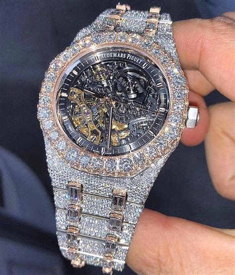 audemars piguet royal oak skeleton iced out